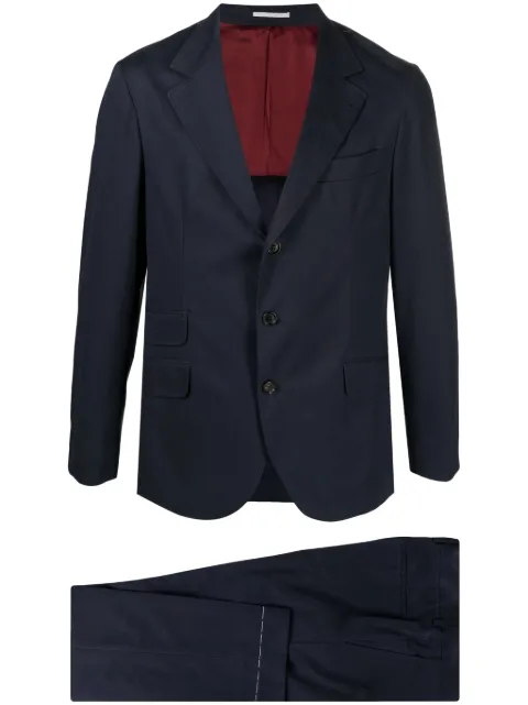 Brunello Cucinelli two-piece cotton-cashmere suit
