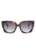 Marc Jacobs Eyewear J Marc square-frame sunglasses - Brown