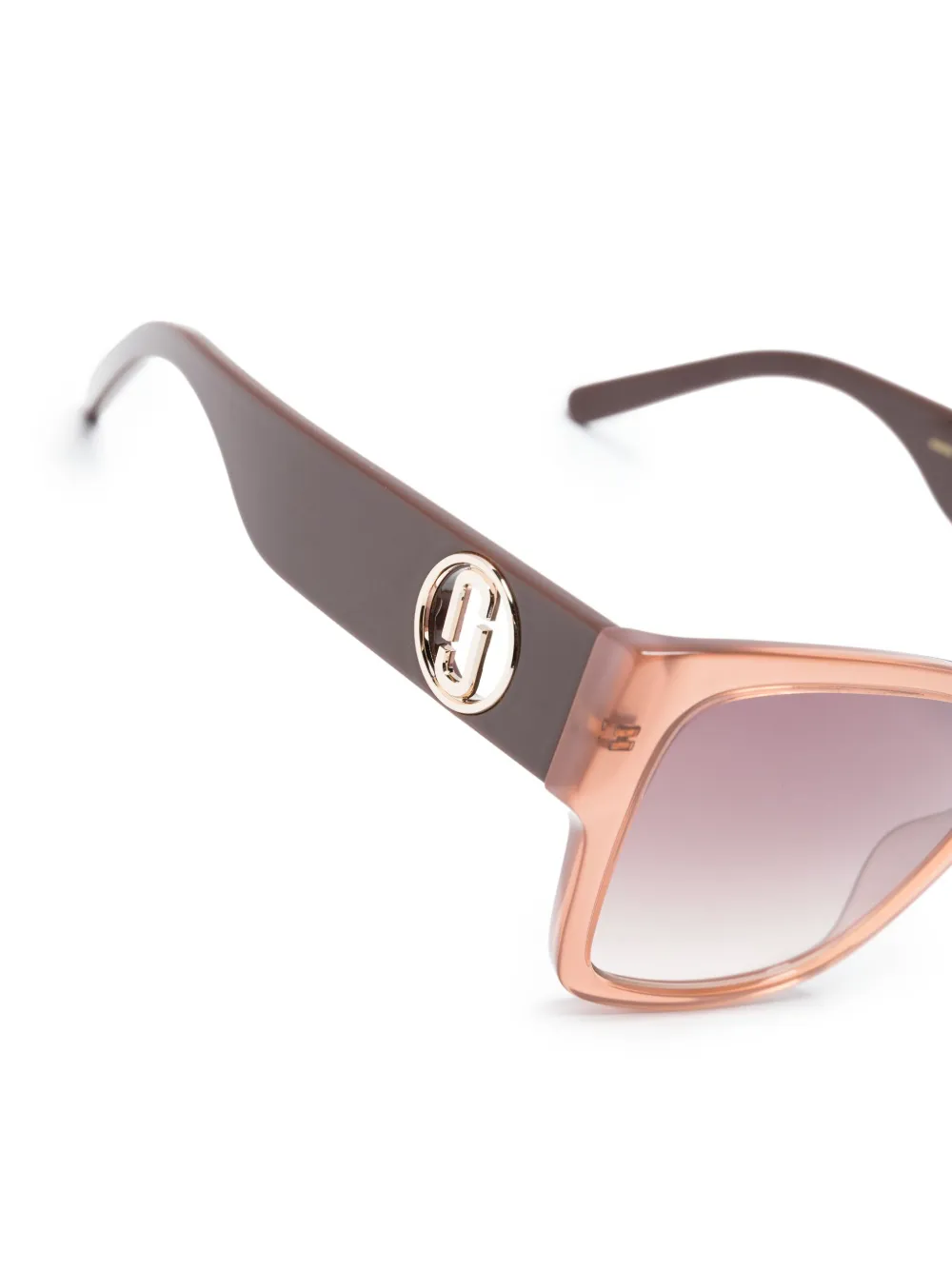 Marc Jacobs Eyewear J Marc zonnebril met vierkant montuur Roze