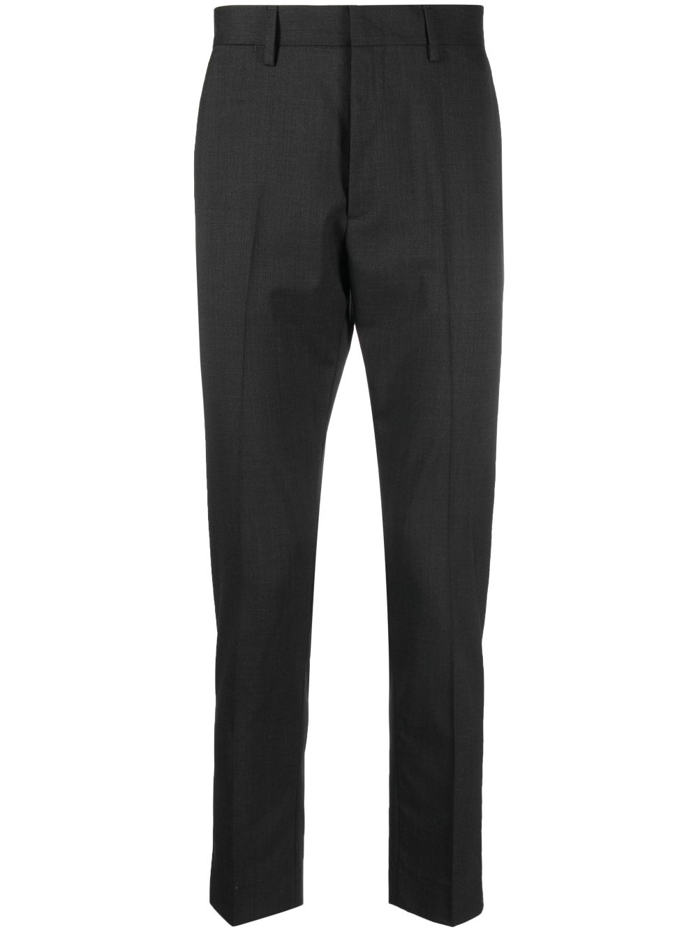 Low Brand Virgin-wool-blend Tailored Trousers In Grey