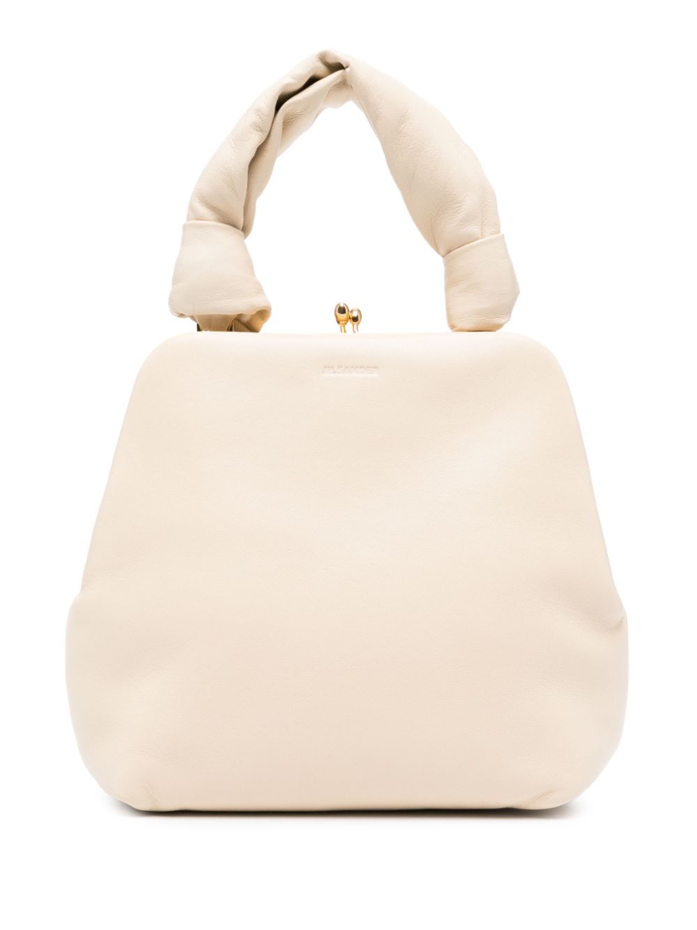 Jil Sander Goji Square tas met handgreep Beige