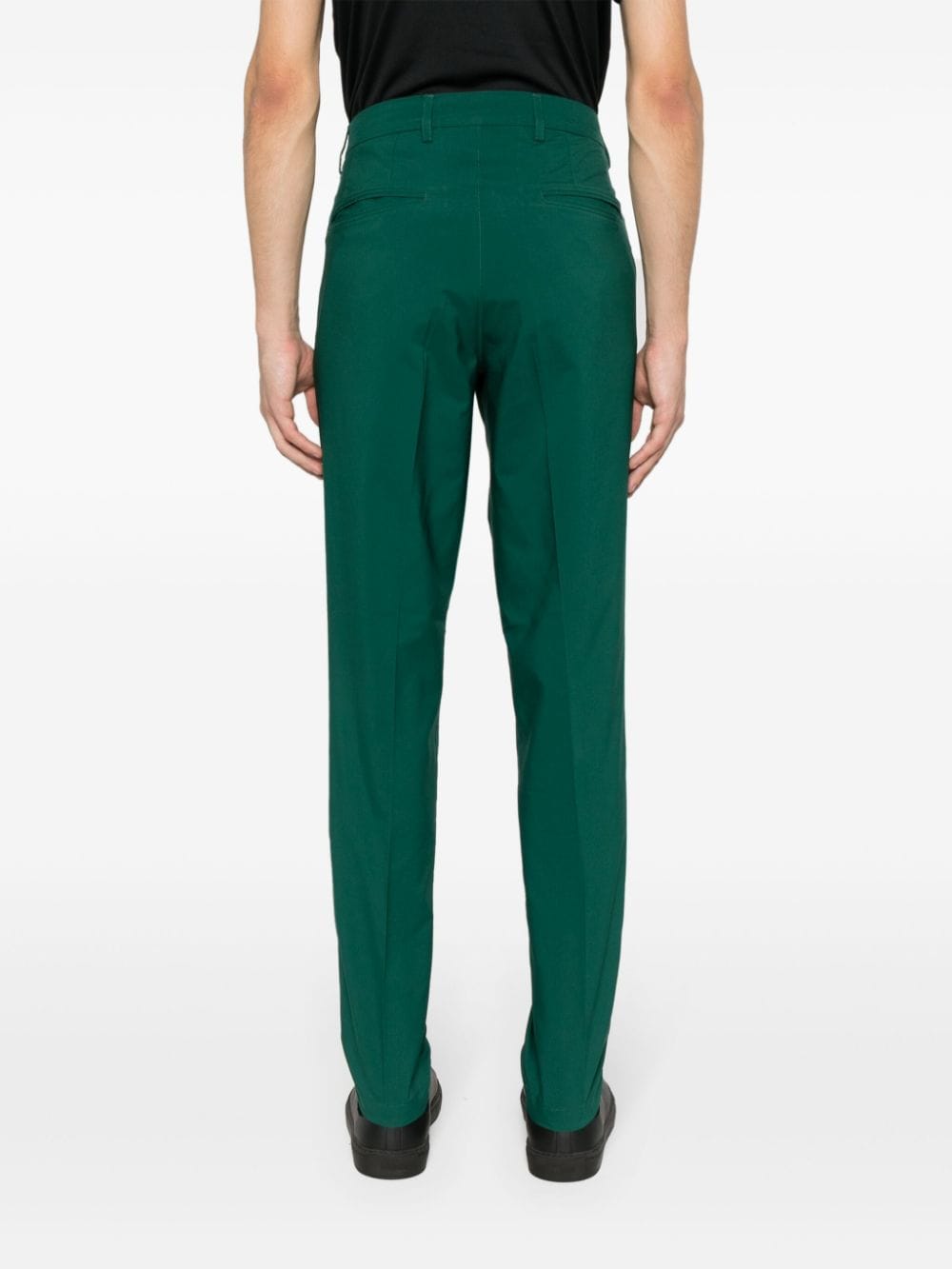 Shop J. Lindeberg Elof Embroidered-logo Trousers In Grün