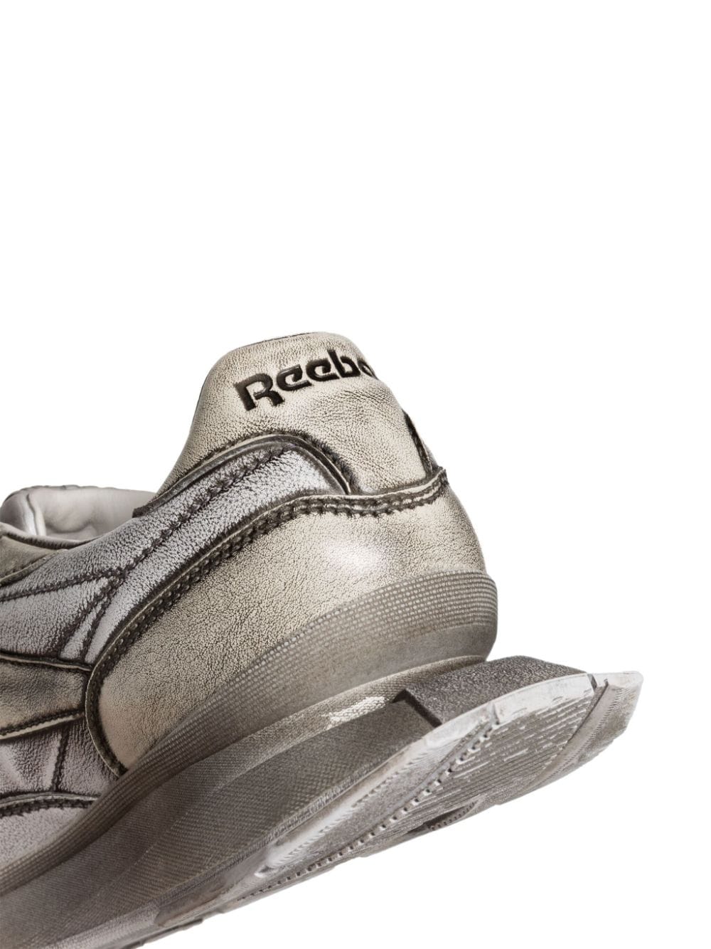Shop Reebok Ltd Classic Ltd Lace-up Leather Sneakers In Grey