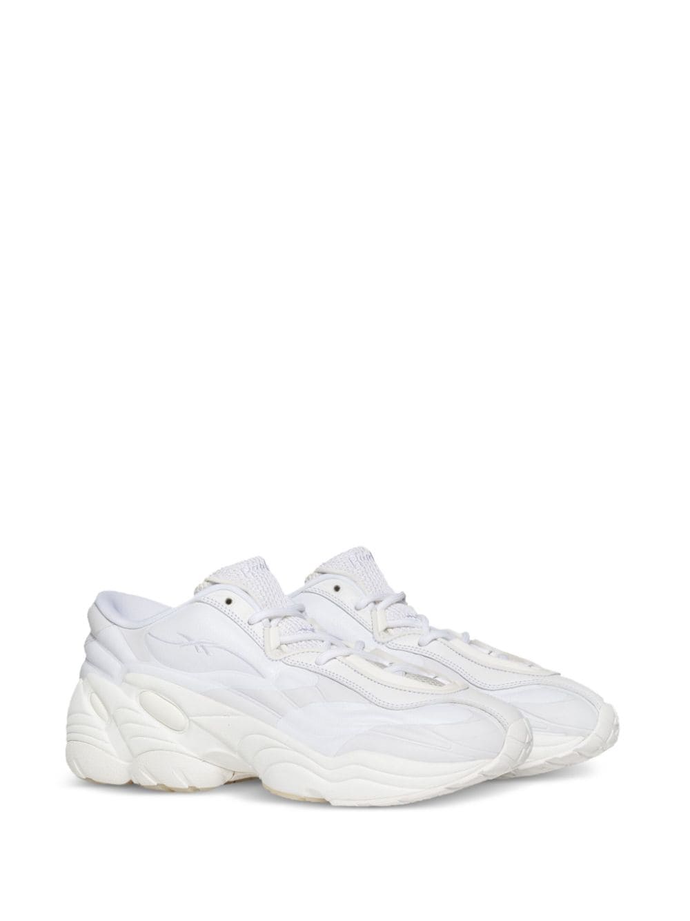 Shop Reebok Ltd Dmx Run 6 Lace-up Sneakers In White
