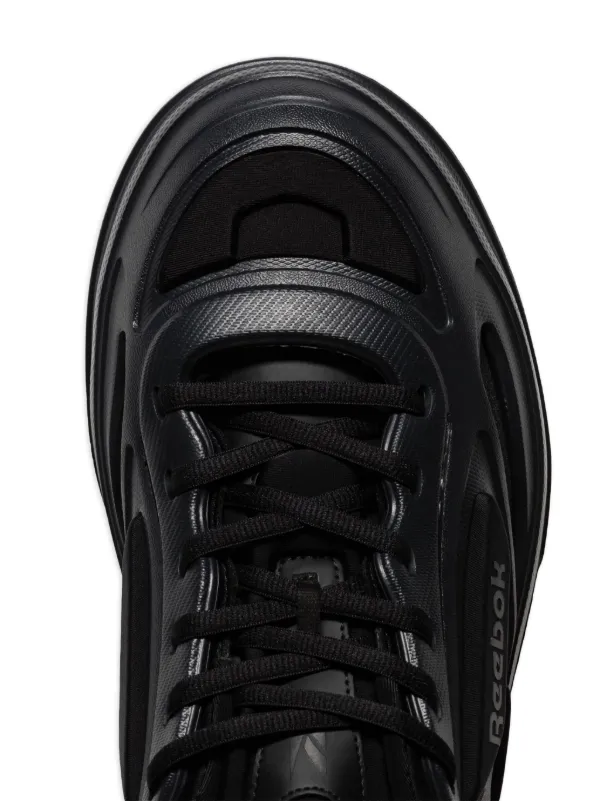 Reebok LTD Club C FWD lace-up Sneakers | Black | FARFETCH IN 