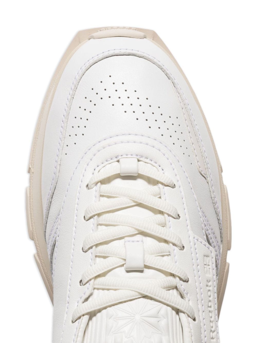Shop Reebok Ltd Classic Ltd Lace-up Leather Sneakers In White