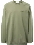 Reebok LTD logo-embroidered raglan long sleeves T-shirt - Green