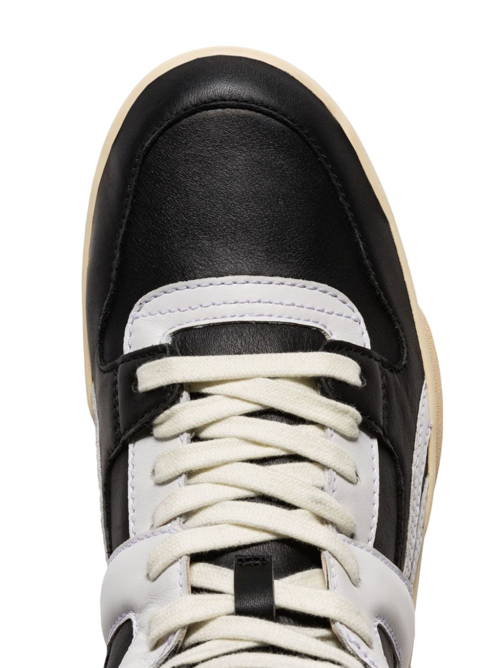 Shop Reebok Ltd Logo-patch Leather Sneakers In Black