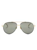Linda Farrow Marcelo pilot-frame sunglasses - Gold