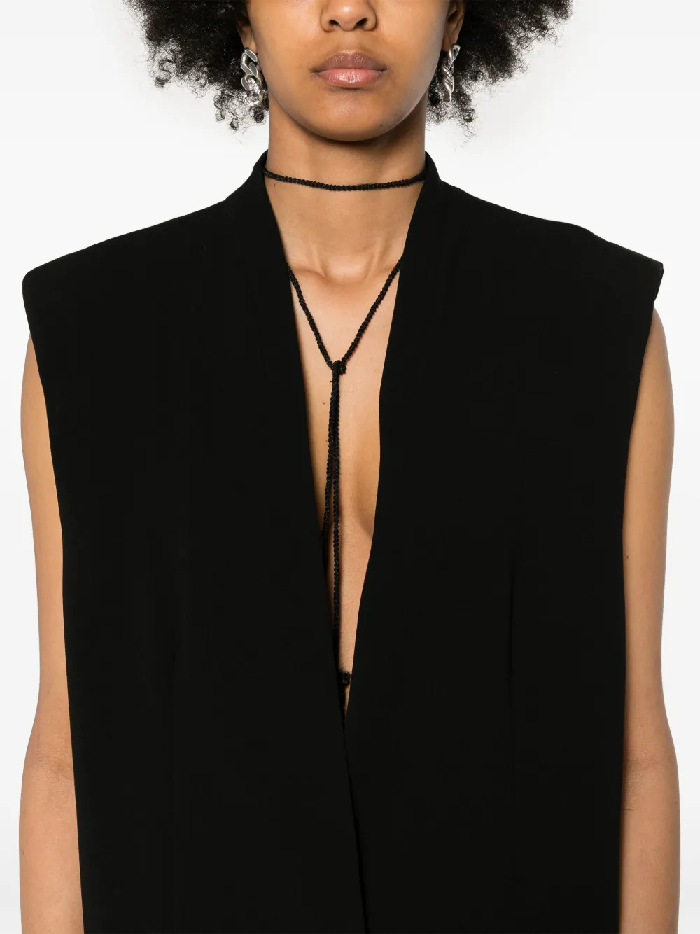 Shop Isabel Marant Emara Single-breasted Vest In Black