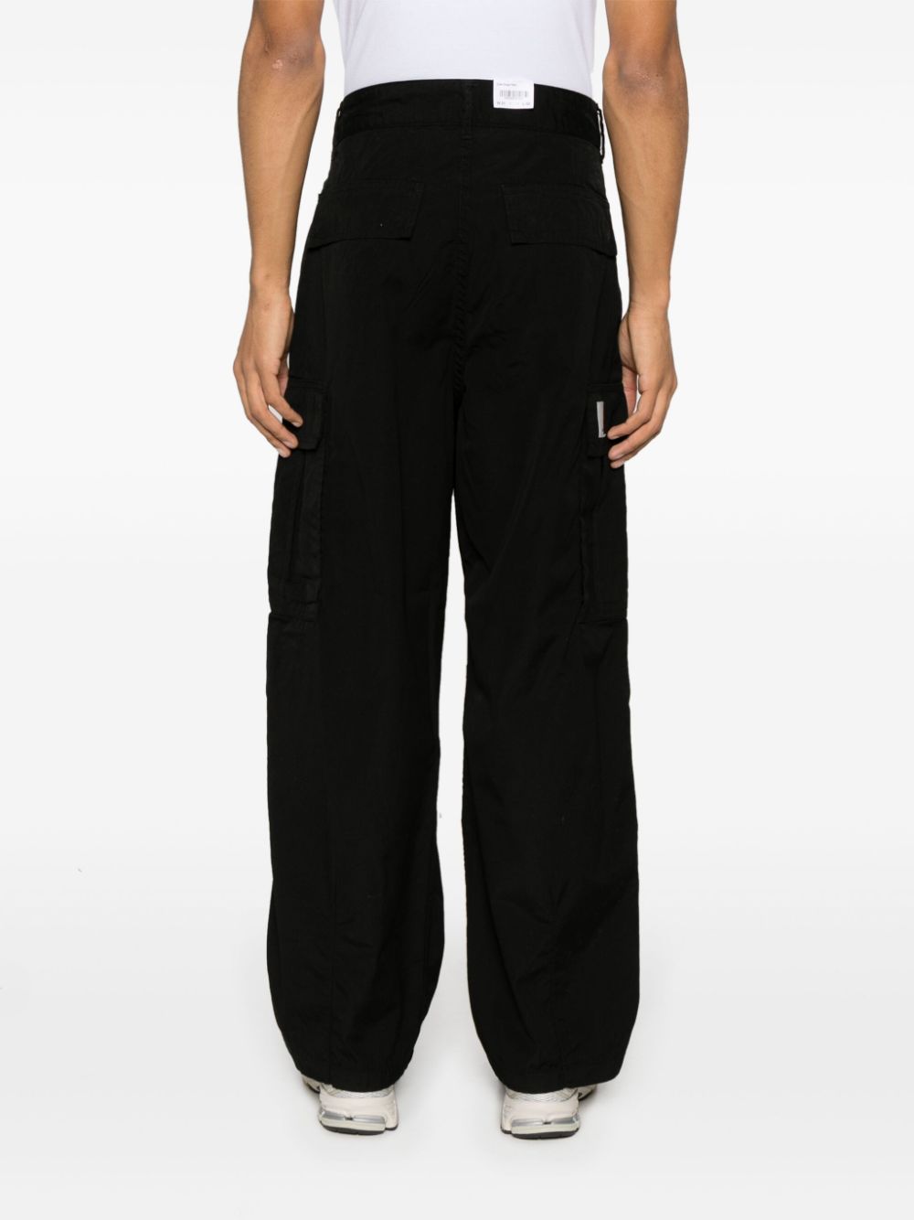 Shop Carhartt Cole Cargo Cotton Trousers In Black