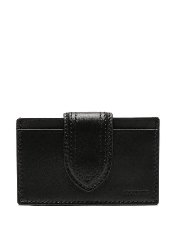 Jacquemus Le Bambino Leather Cardholder | Black | FARFETCH