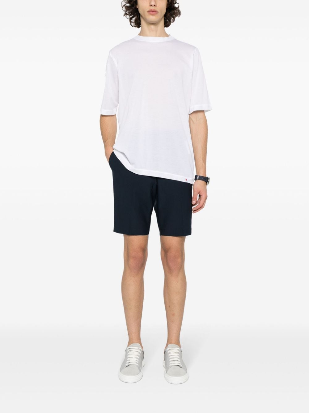 J.Lindeberg Eloy shorts met logoplakkaat Blauw