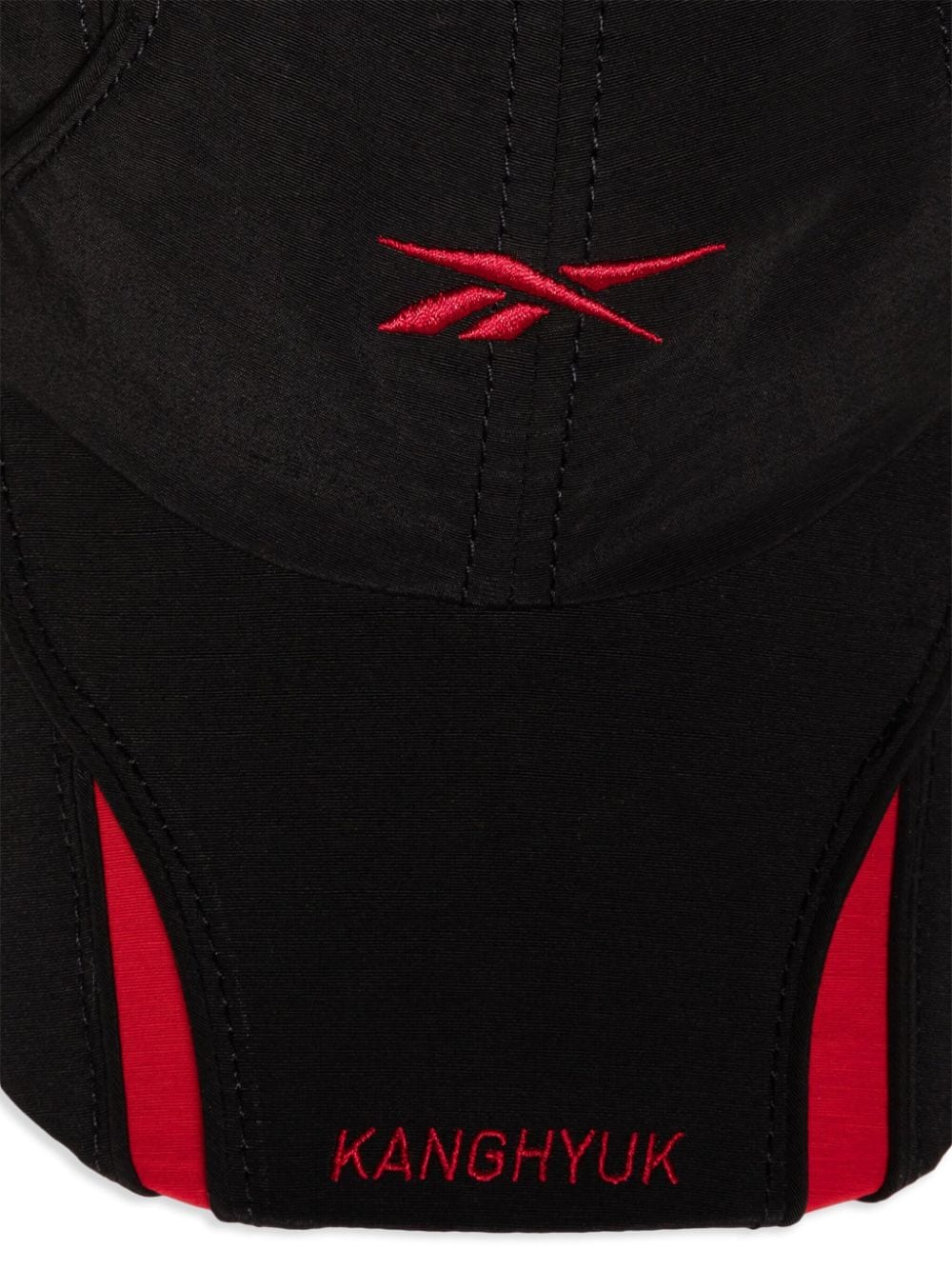 Shop Reebok Ltd Logo-embroidered Baseball Cap In Black