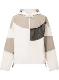 Reebok LTD patchwork hooded windbreaker - Neutrals