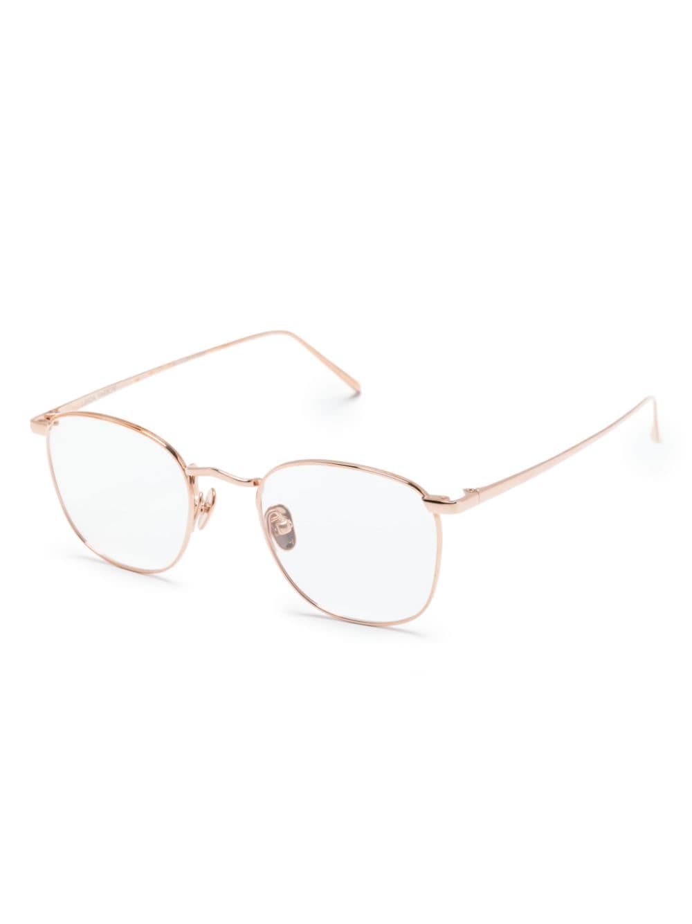 Shop Linda Farrow Round-frame Glasses In Pink