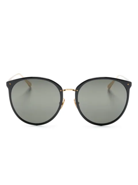 Linda Farrow Kings round-frame sunglasses