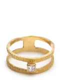 ELHANATI 18kt yellow gold Drawn diamond ring