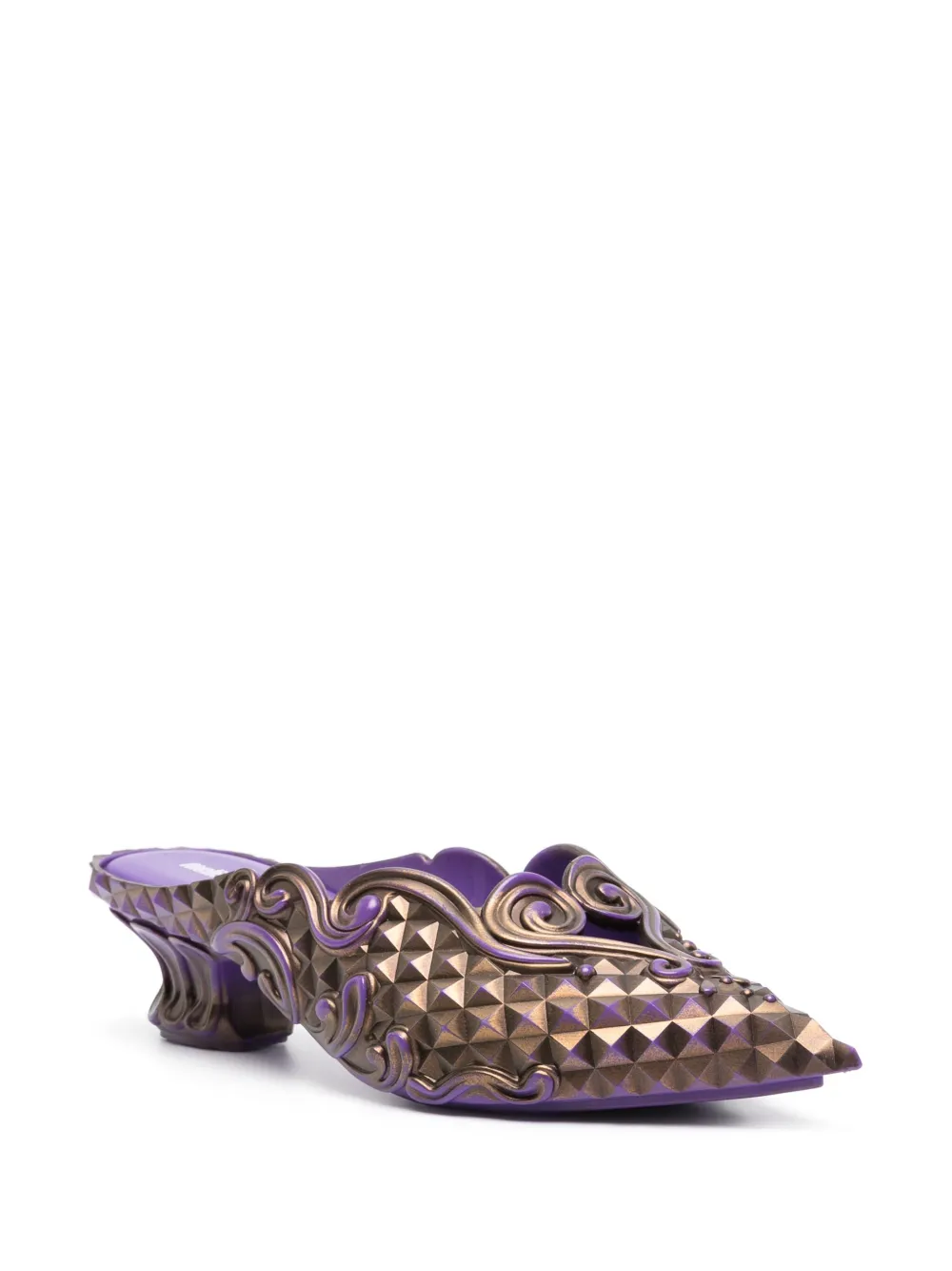 Y/Project x Melissa 60mm studded mules - Goud