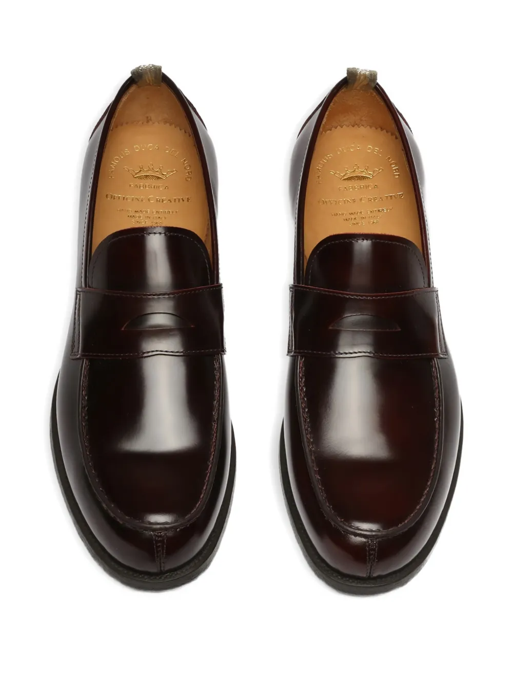 Officine Creative leather loafers Black