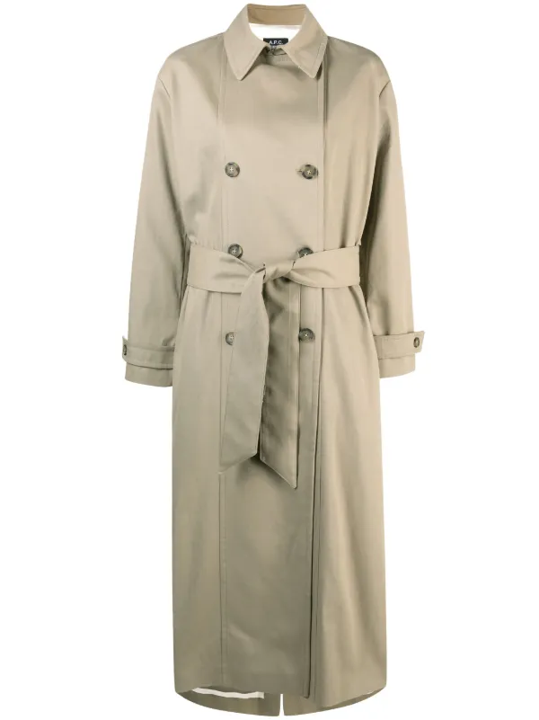 Apc trench coat top women's