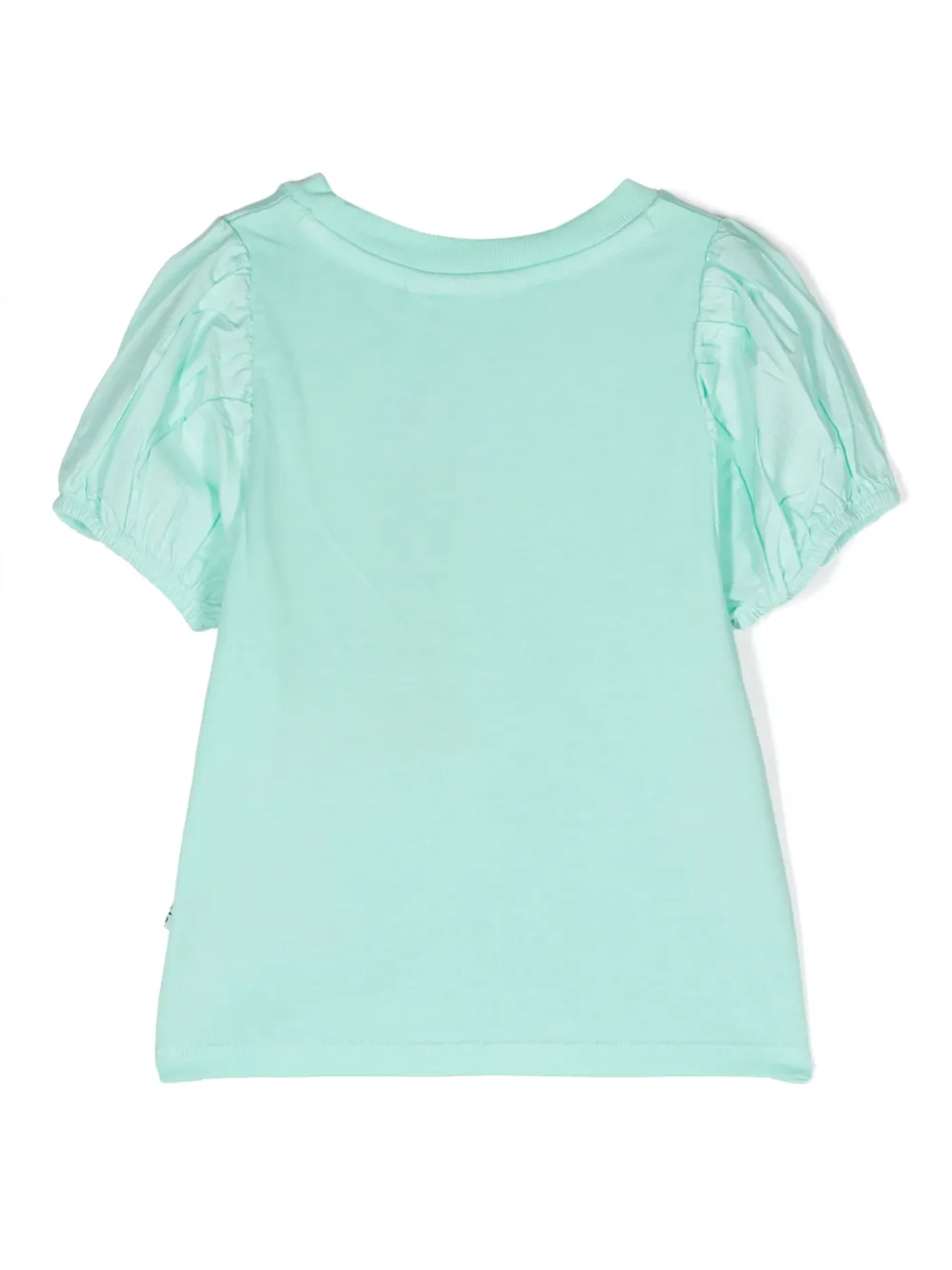 Shop Molo Ritta Logo-embroidered T-shirt In Green