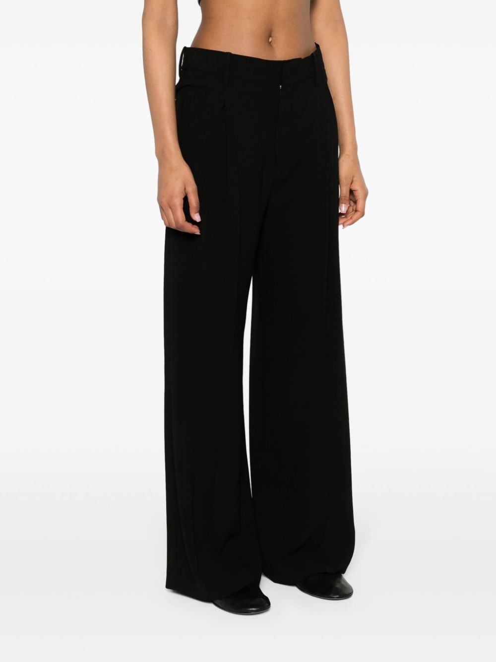 Shop Isabel Marant Eva Tailored Trousers In Black