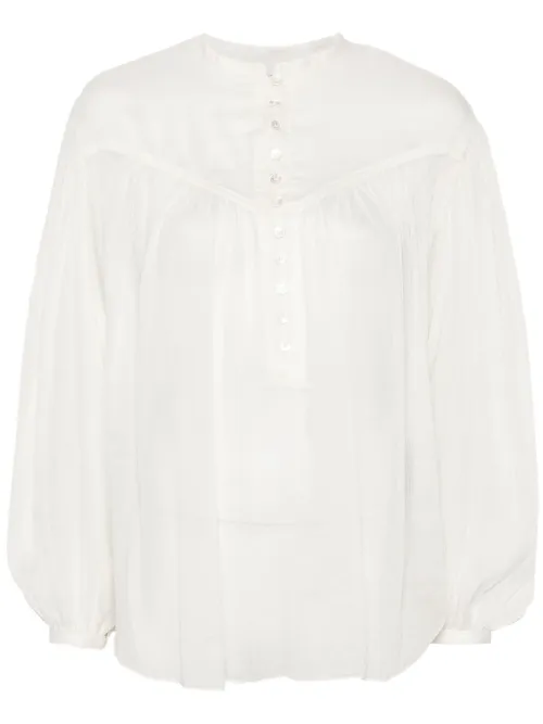 Blouse Plalia Kiledia à plis marqués - ISABEL MARANT - Modalova