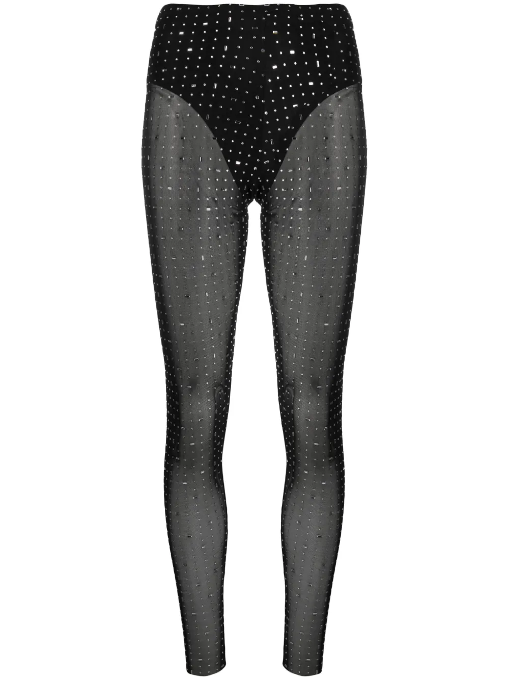 Loulou x Rue Ra legging met stras Zwart