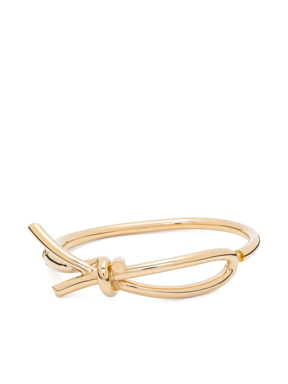 Ferragamo Asymmetric Bow-detail Bracelet In Gold