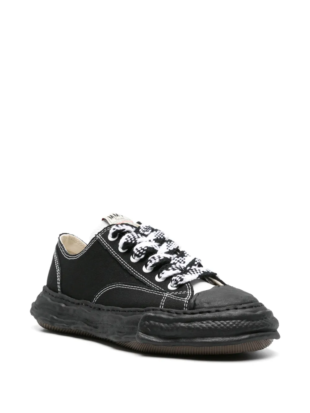 Maison Mihara Yasuhiro Peterson canvas sneakers - Zwart