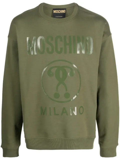 Moschino sudadera con logo estampado