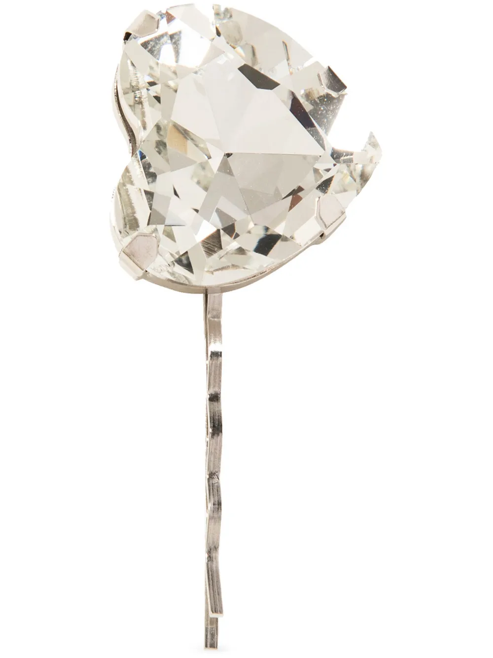 Jennifer Behr Cassie Bobby crystal-embellished pin Zilver
