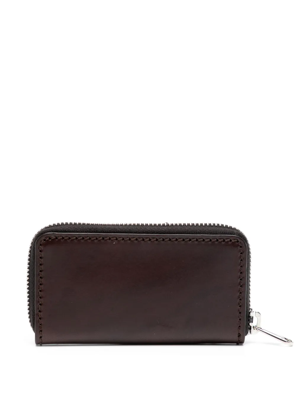 LEMAIRE logo-debossed leather wallet - Bruin