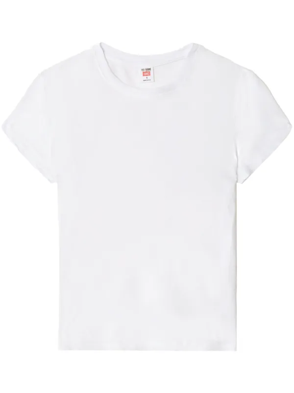RE DONE Hanes Sheer T shirt White FARFETCH NZ