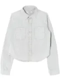 RE/DONE press-fastening denim shirt - Neutrals