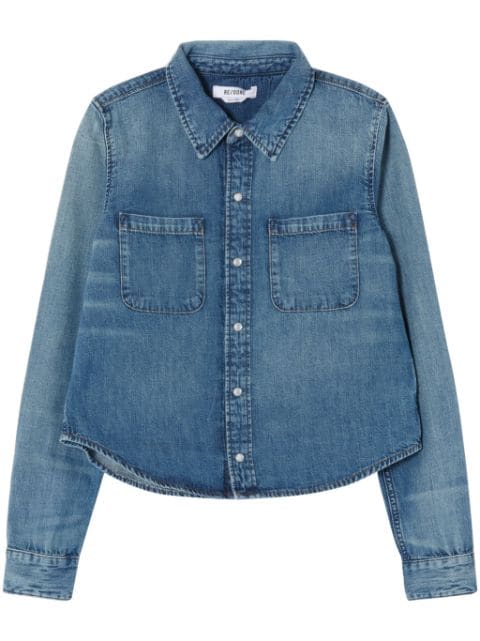 RE/DONE chest-pockets denim shirt