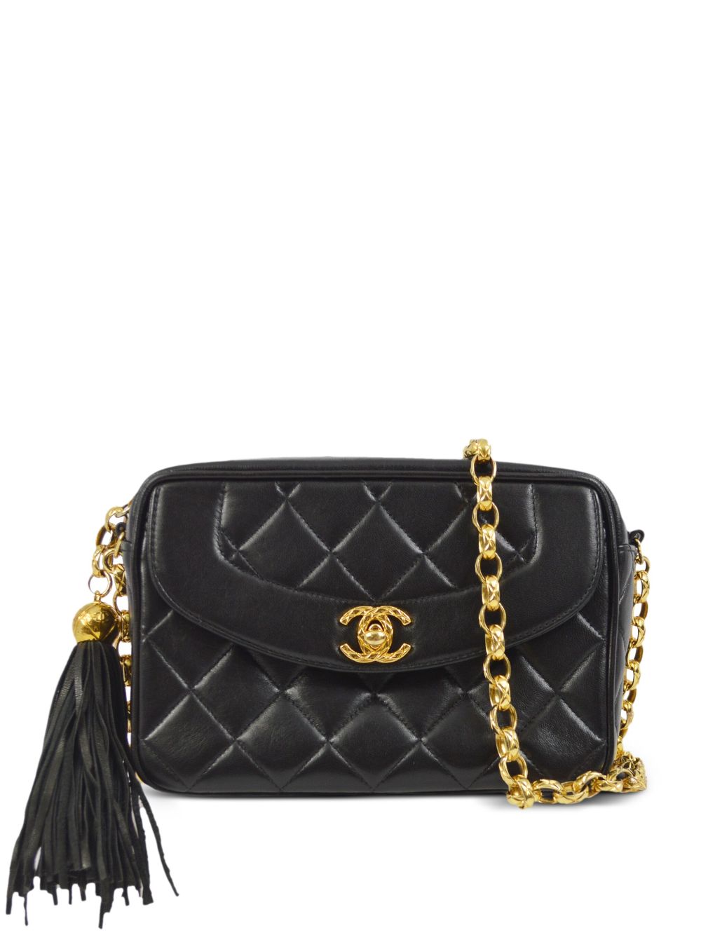 CHANEL Pre-Owned 1990-2000s Bijoux-chain diamond-quilted Shoulder Bag ...