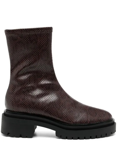 Senso Peyton III 50mm snakeskin-effect boots 