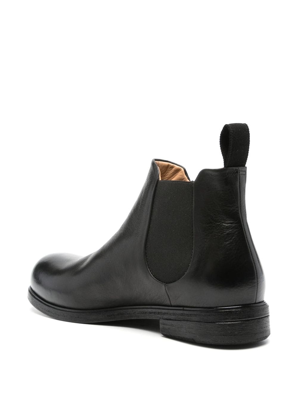 Shop Marsèll Zucca Leather Ankle Boots In Black