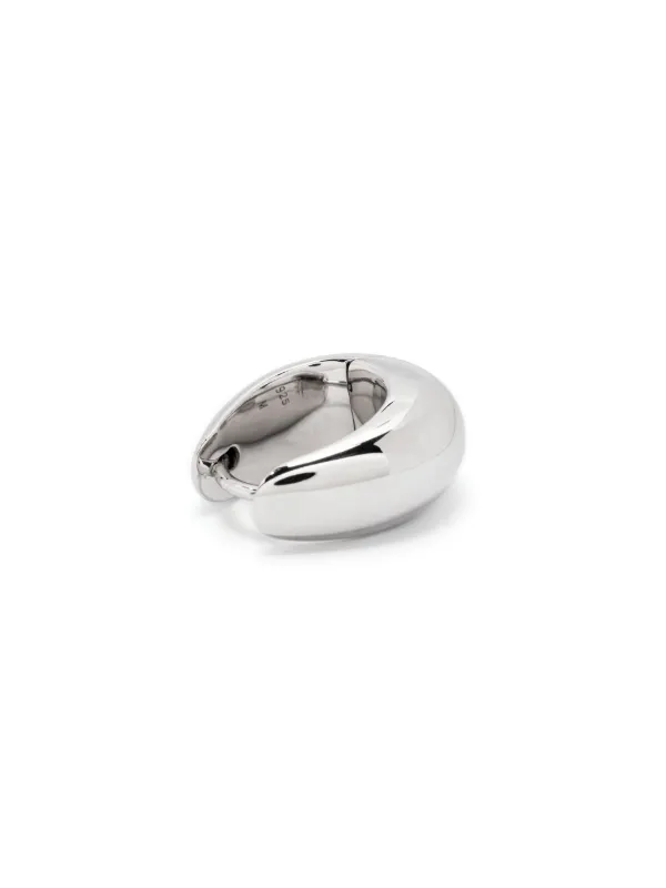 Tom Wood Ice Hoop Earrings | Silver | FARFETCH