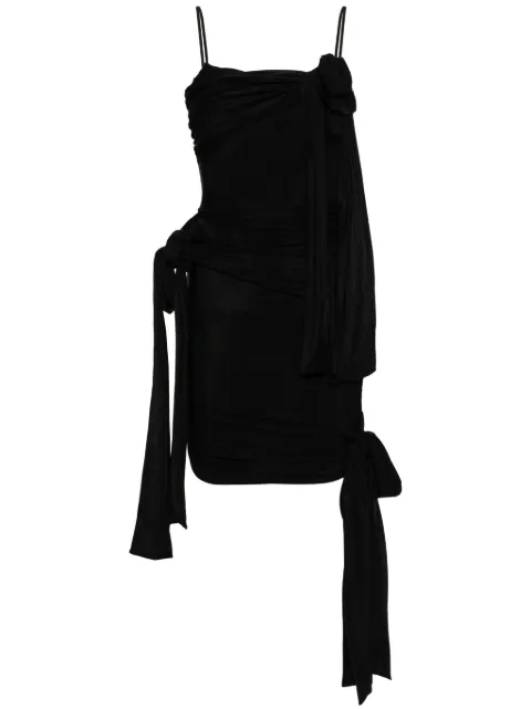Blumarine sash-detailing mini dress