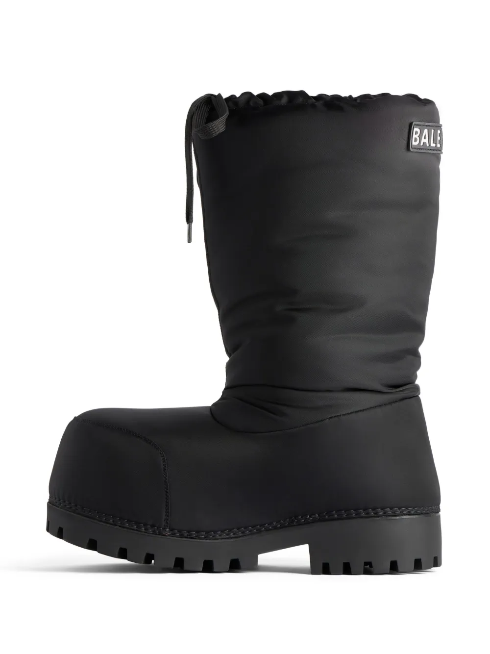 Shop Balenciaga Alaska Logo-appliqué Boots In Black