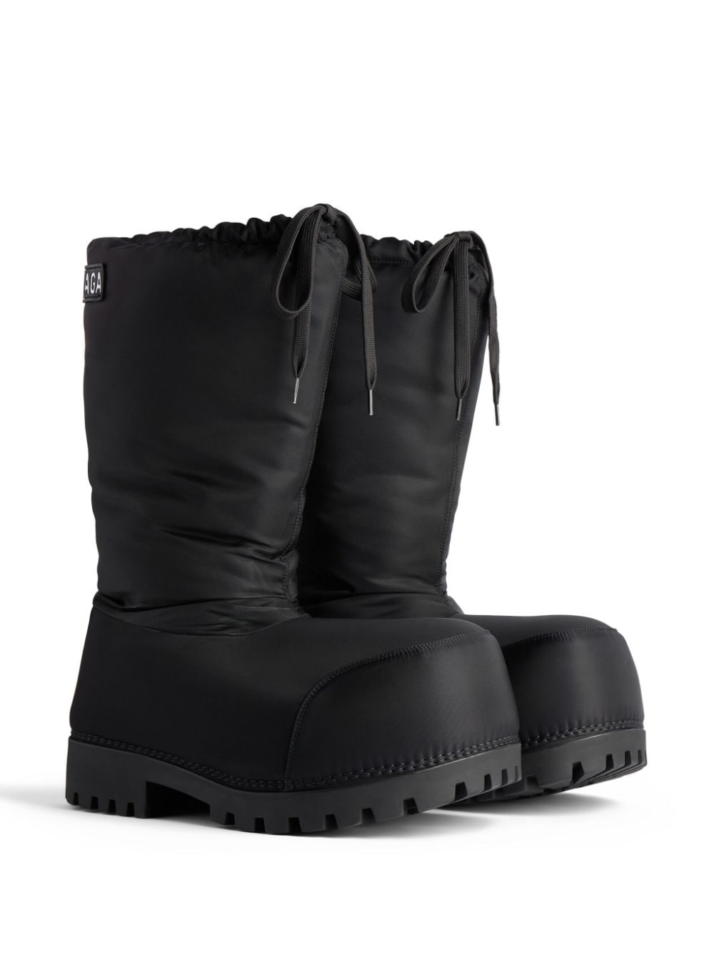 Balenciaga Alaska logo-appliqué boots - Zwart