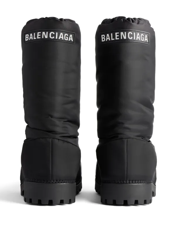 Balenciaga logo booties on sale