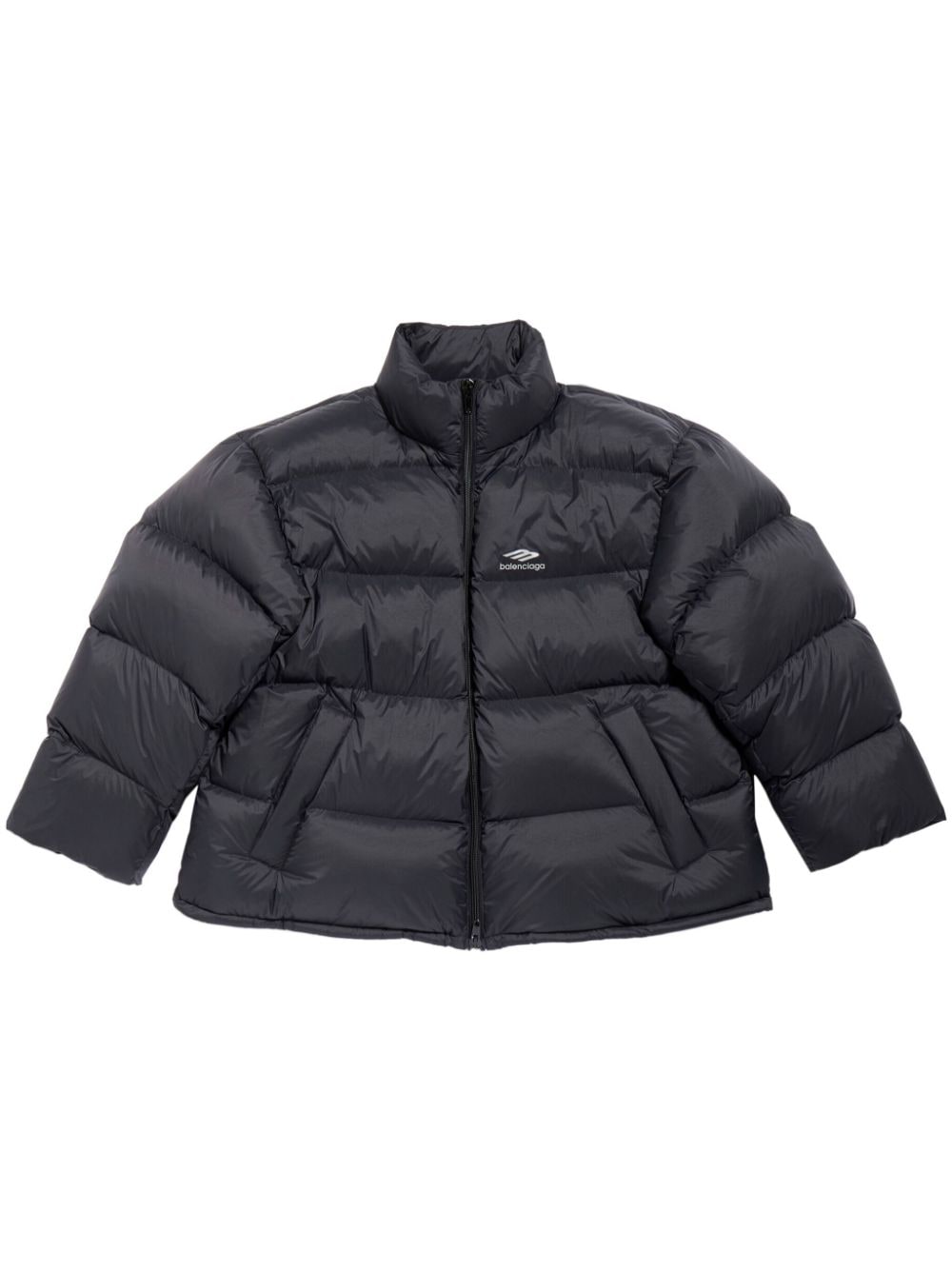 3B zip-up puffer jacket