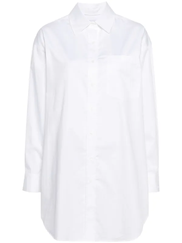 Calvin Klein Plain Cotton Shirt in White