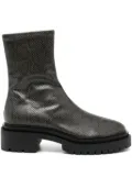 Senso Peyton III 50mm snakeskin-effect boots - Neutrals