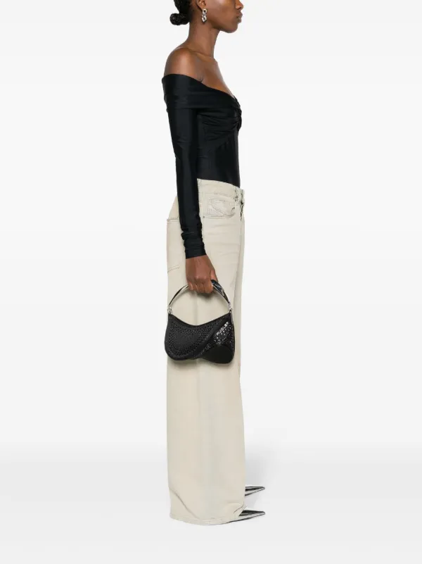 Mugler Spiral Curve 01 バッグ M | ブラック | FARFETCH JP