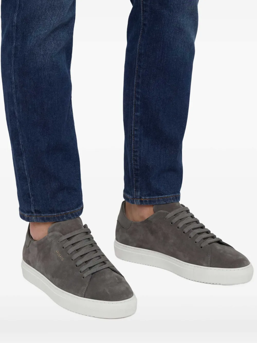 Axel Arigato Clean 90 Suede Sneakers | Grey | FARFETCH RO